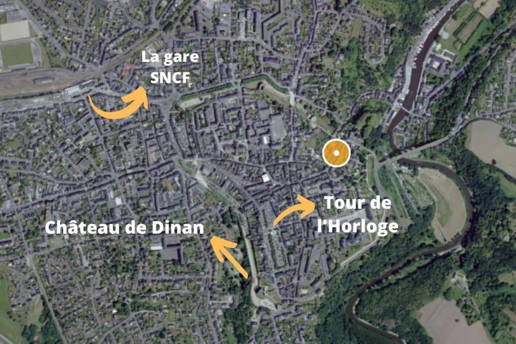 Saint Sauveur Apartment Dinan Bagian luar foto